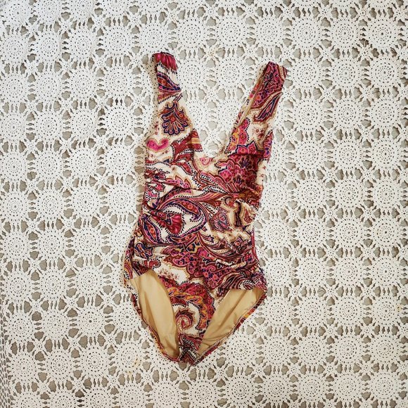 J. Crew One Piece Bathing Suit 0 - Picture 2 of 5